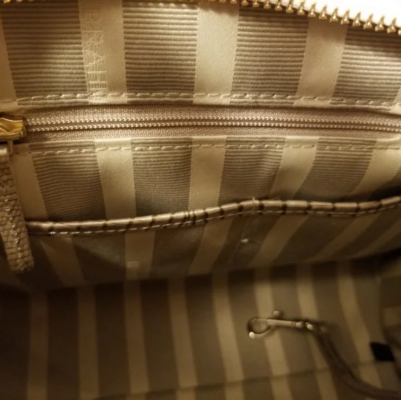 Brahmin Priscilla Pearl Lummus Leather Satchel with Matching Wallet - Picture 12 of 16